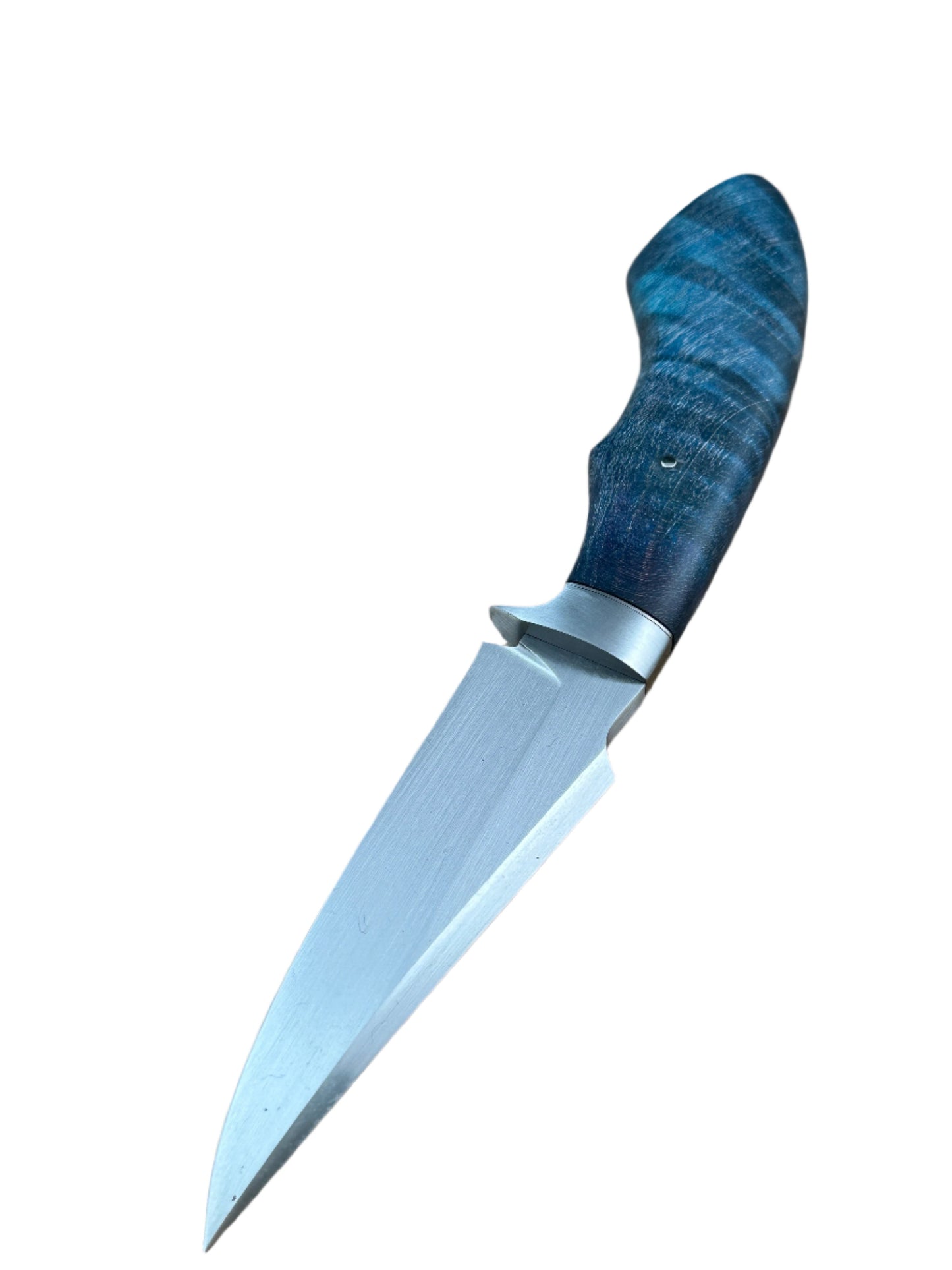 Custom Beagle V3 Knife – Blue Maple & 1080 Steel | Doberman Forge