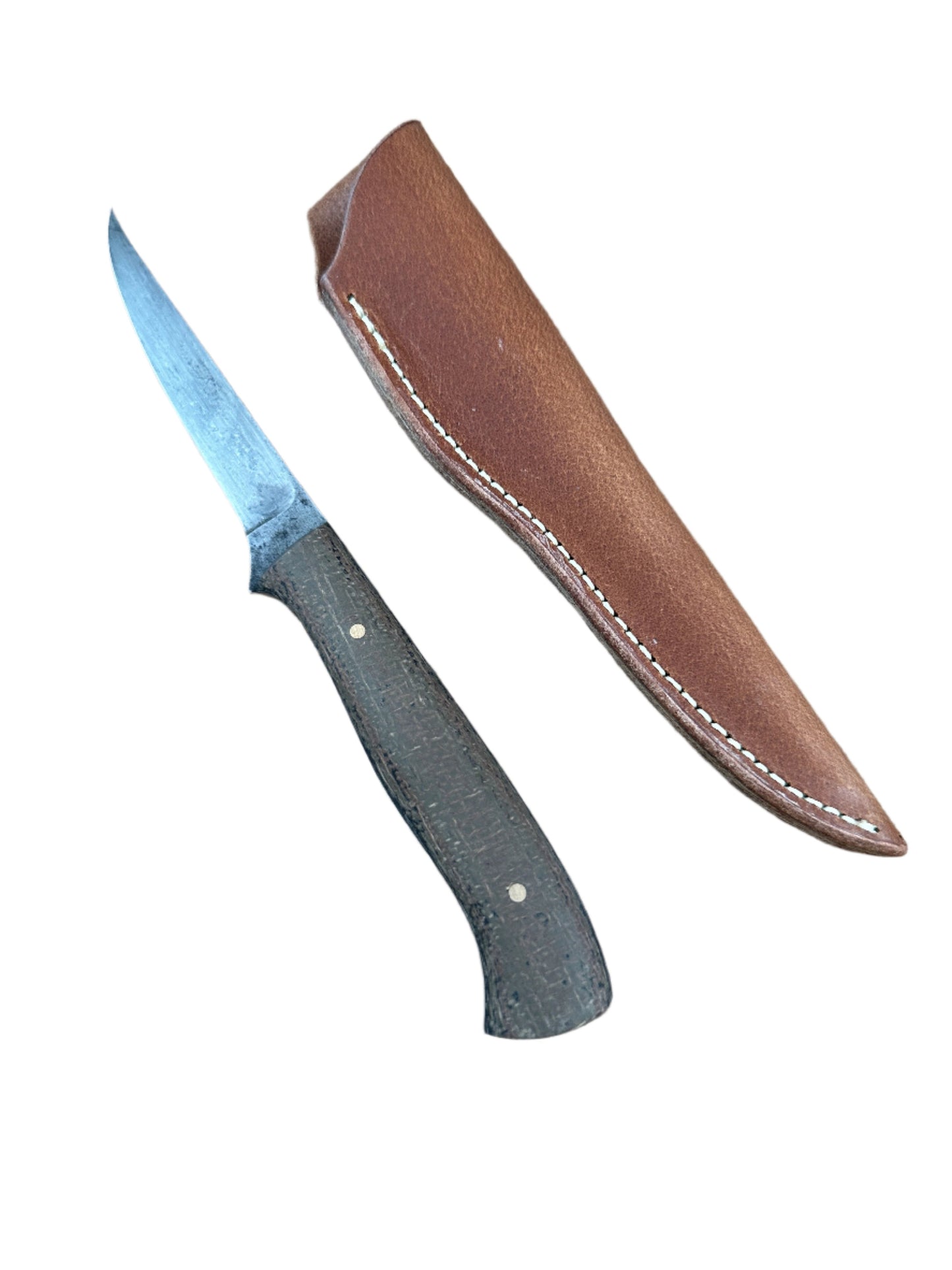 Bird, Trout, Steak (BTS) boning knife - Olive w/ black liner