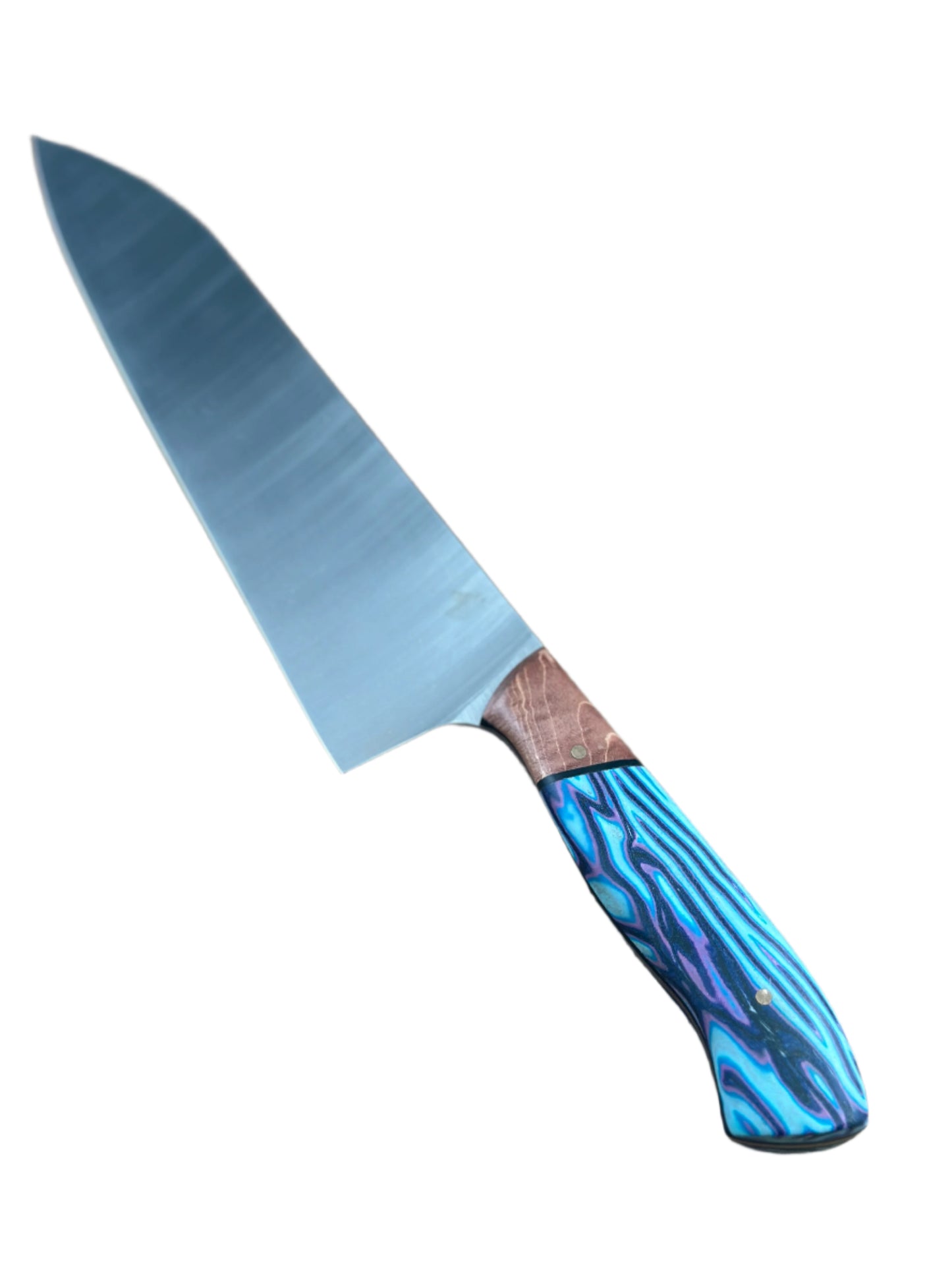 8”  Gyuto chef knife Stainless - Blue streaks