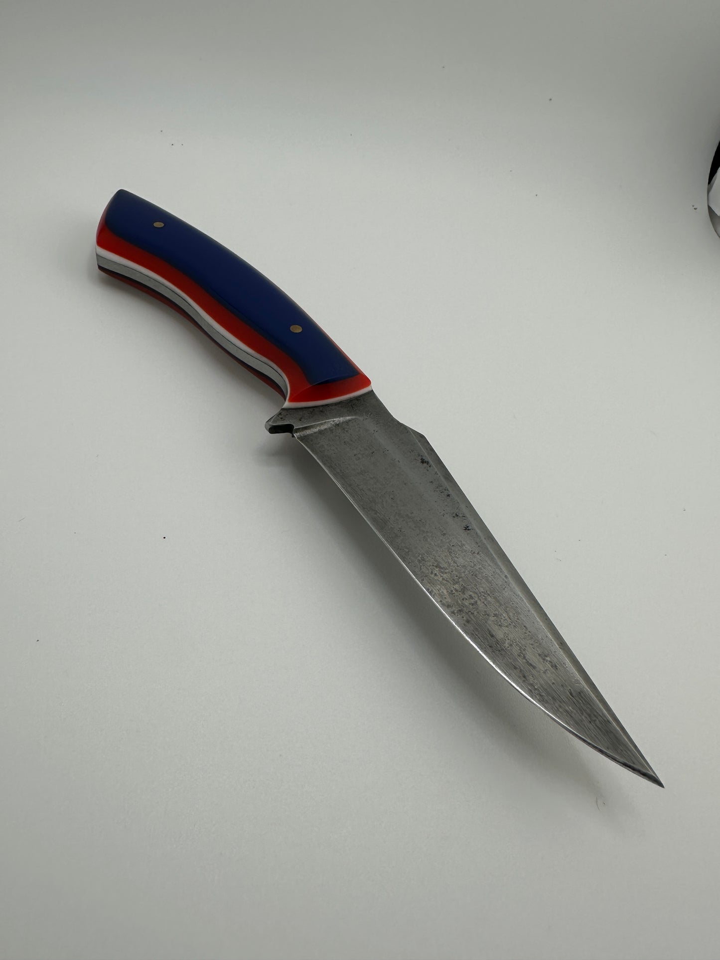 Beagle V3 harpoon point belt knife - 'Merica