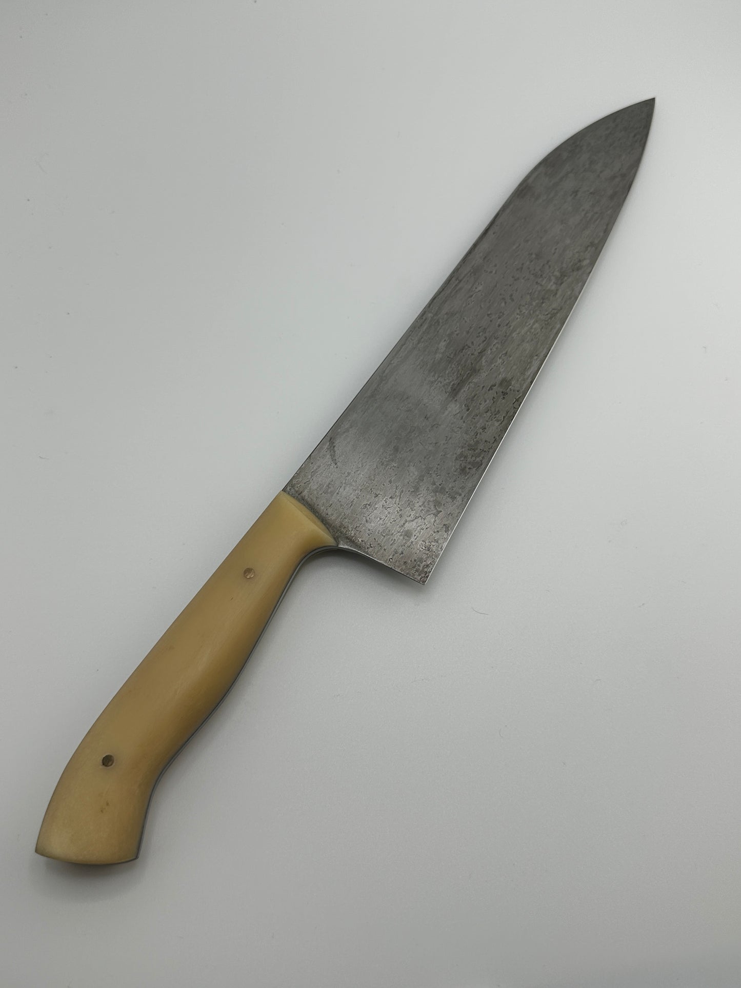 Tall Gyuto 8” – 80CrV2 Mono Steel Chef Knife | Doberman Forge