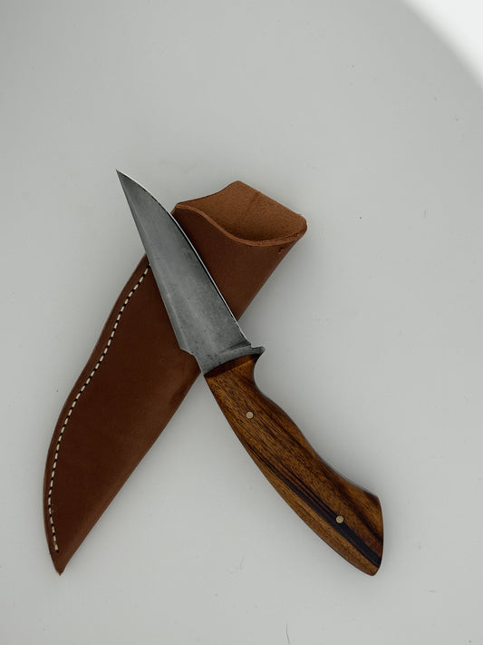Beagle V3 harpoon point belt knife - Tiger