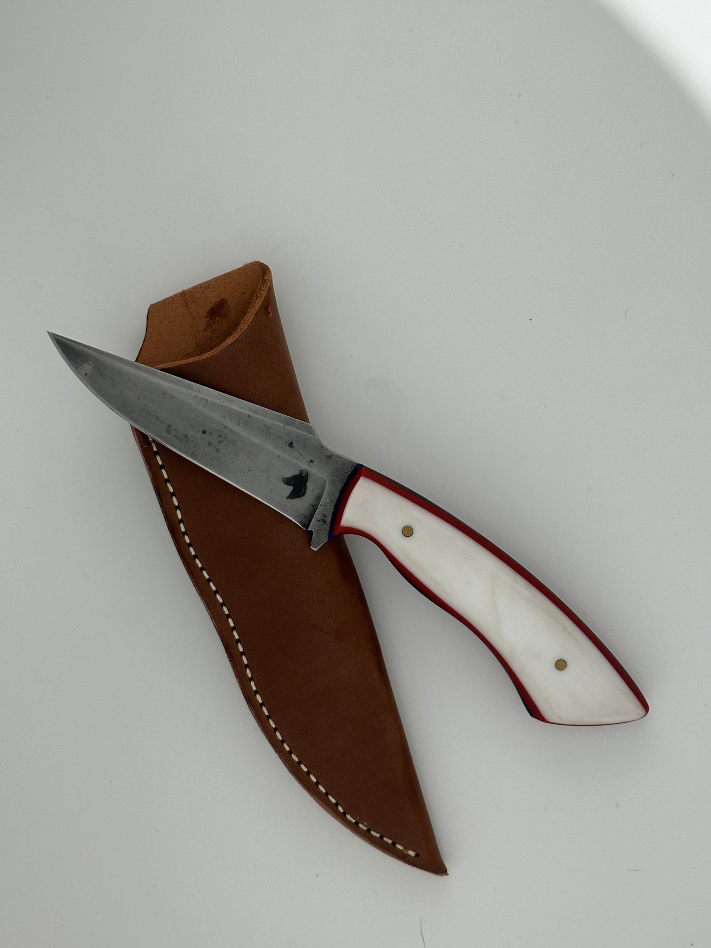 Beagle V3 harpoon point belt knife - 'Merica