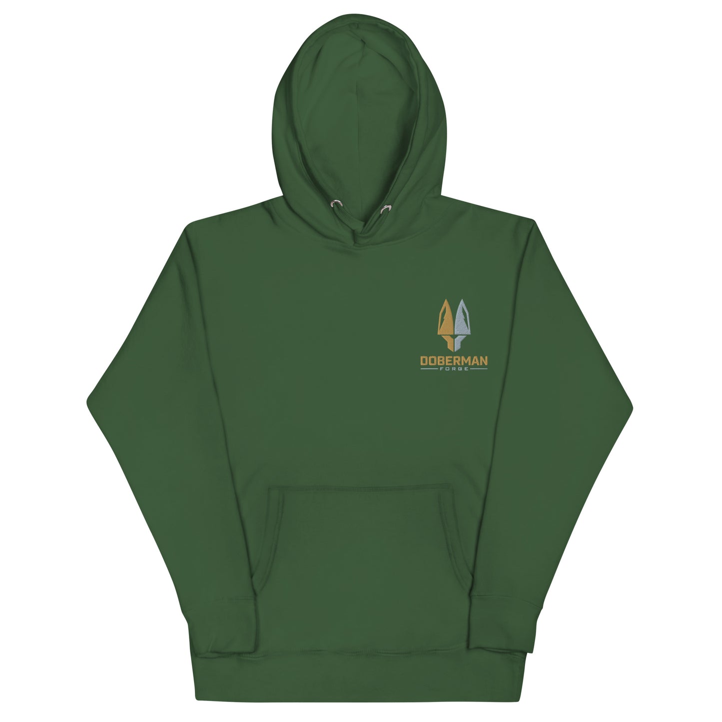 Embroidered Gold n Silver Logo Unisex Hoodie