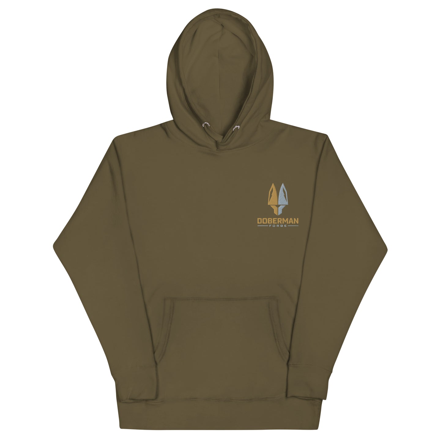 Embroidered Gold n Silver Logo Unisex Hoodie