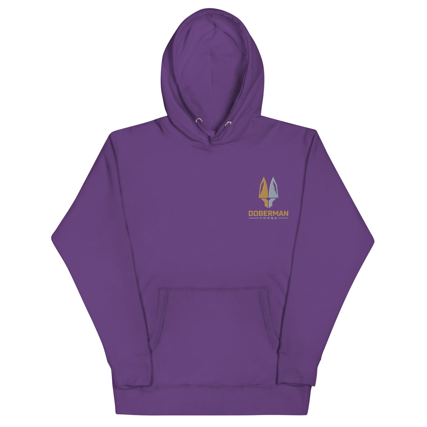 Embroidered Gold n Silver Logo Unisex Hoodie