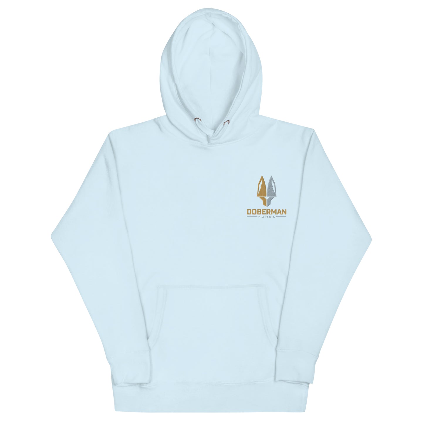 Embroidered Gold n Silver Logo Unisex Hoodie