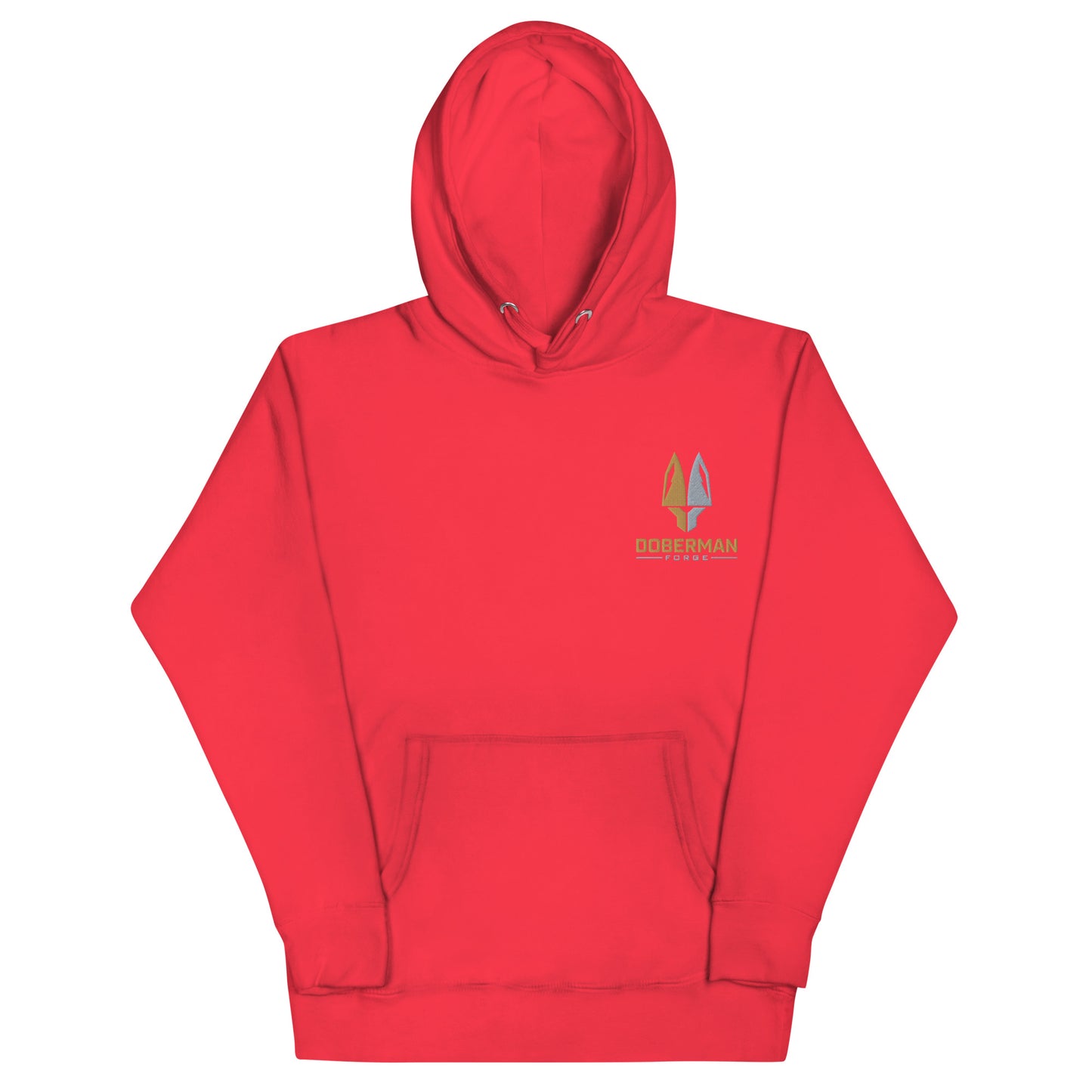 Embroidered Gold n Silver Logo Unisex Hoodie