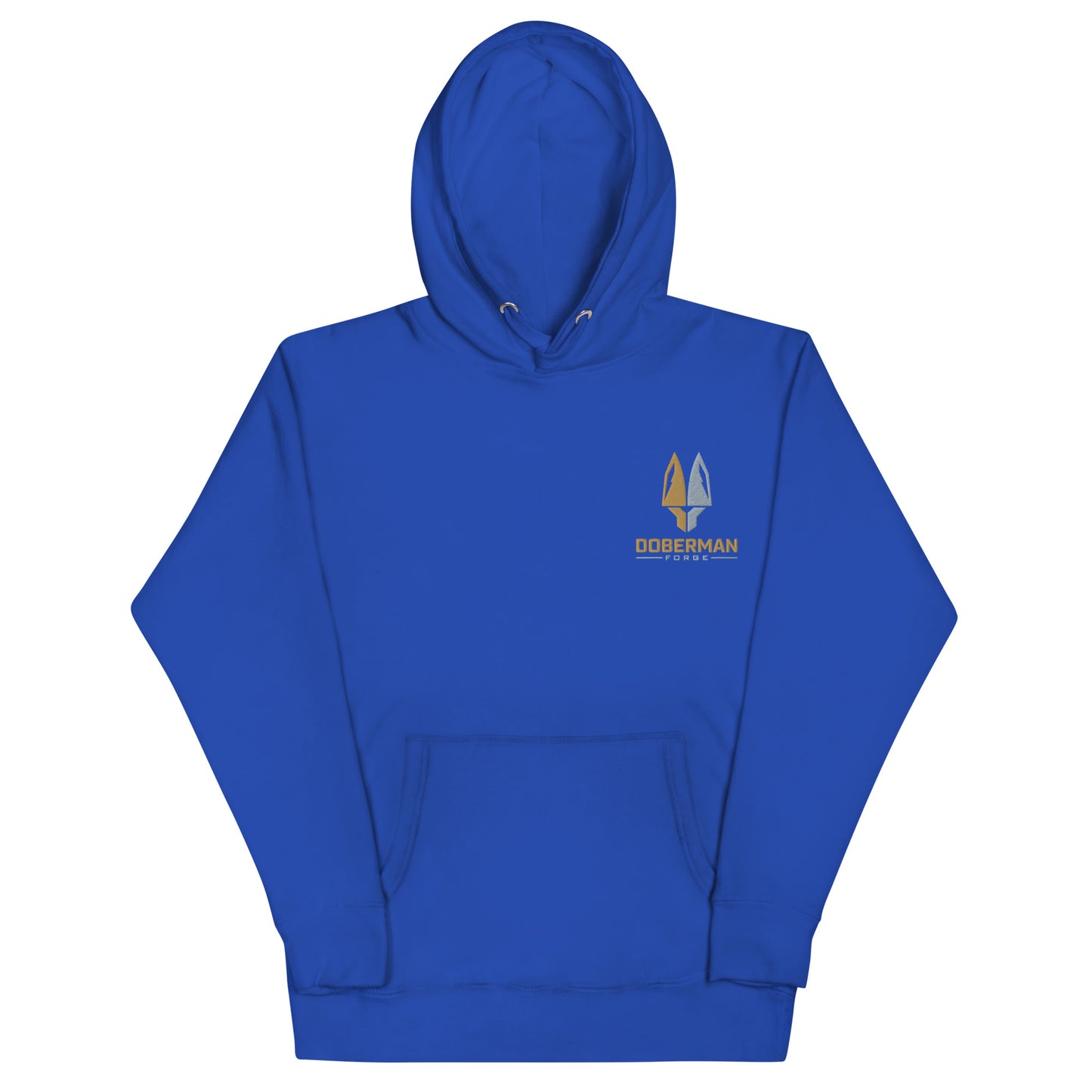 Embroidered Gold n Silver Logo Unisex Hoodie