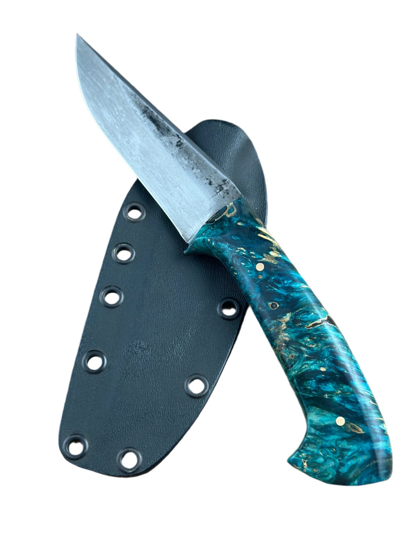 The Pitbull belt knife - Teal