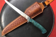 Perfect-model-fillet-knife-tooled-leather
