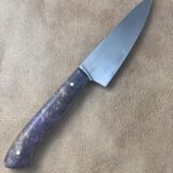 Box Elder Burl 4.25″ Petty Knife – Kitchen Utility – Large Paring