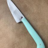Sky Blue G10 4.25″ Petty Knife – Kitchen Utility – Large Paring