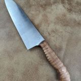 Curly Maple CPM Magnacut stainless steel 8″ Gyuto