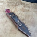 Red Maple Custom Pitbull 4″ hunter w/ leather